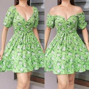 Llia Fashion Two Way V-neck Women Mini Summer Dresses Collection